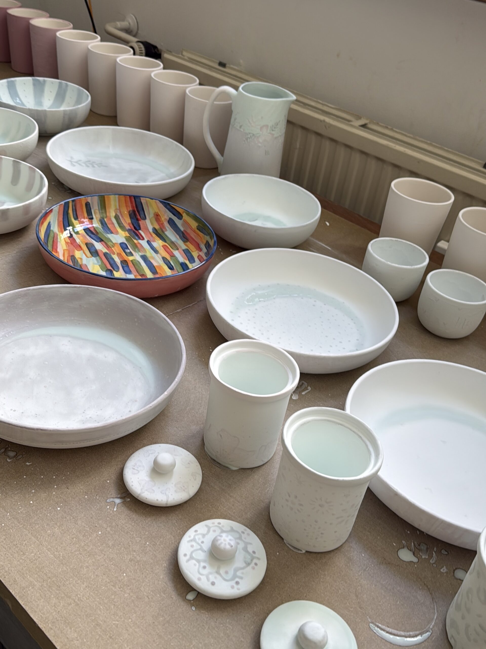 Nabewerking van keramiek Momento Cafe