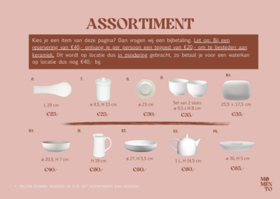 Bijbetaling items momento Breda.