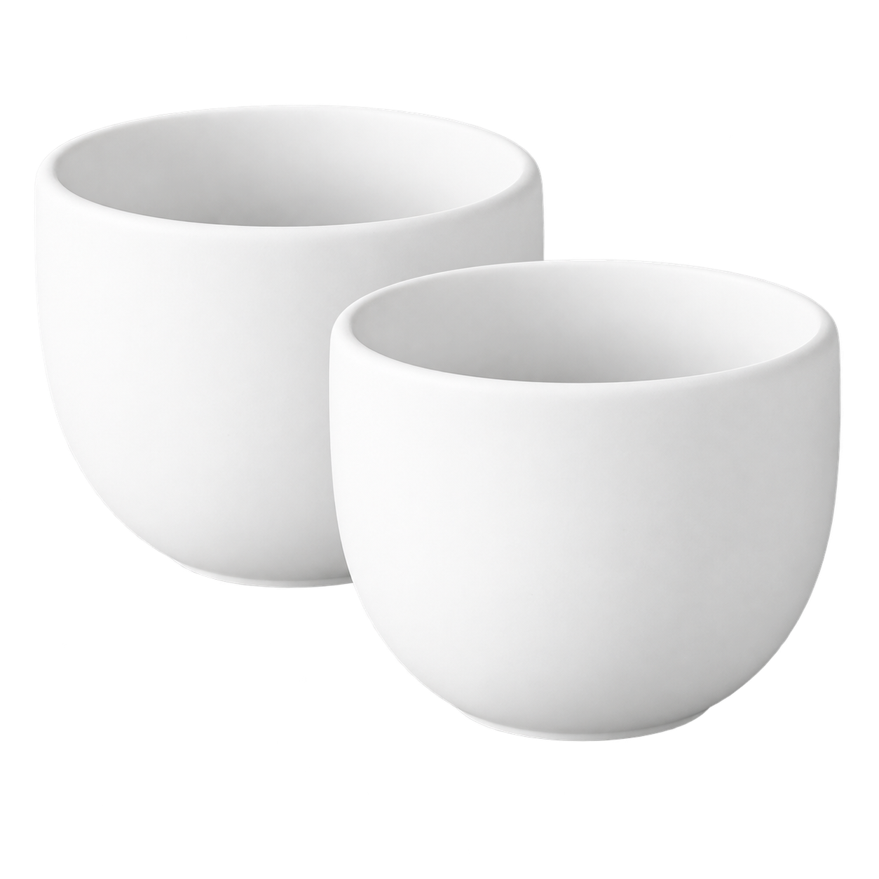 Keramiek set 2 stuks koffiemokjes 