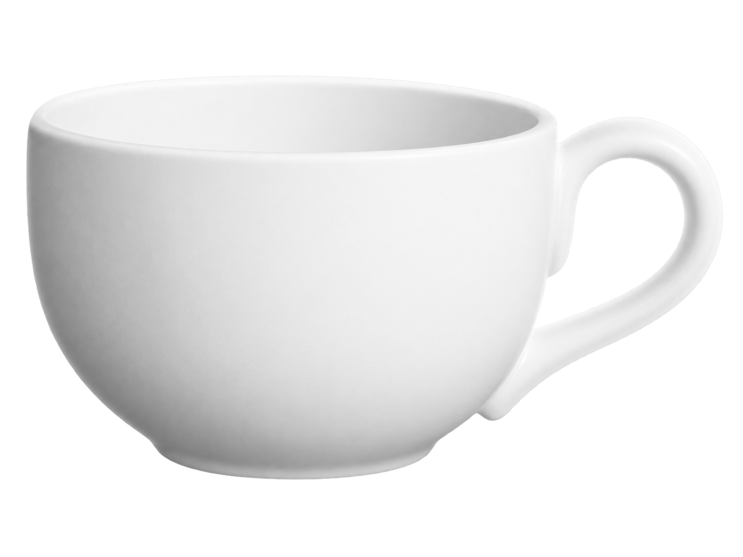 Witte keramieken koffiemok om te beschilderen